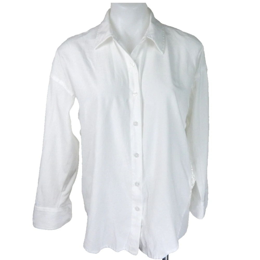 Greylin White Button Down‎ Shirt